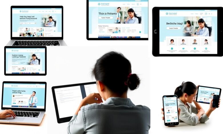 Berbagai platform edukasi daring yang populer di Indonesia dengan tampilan antarmuka yang interaktif