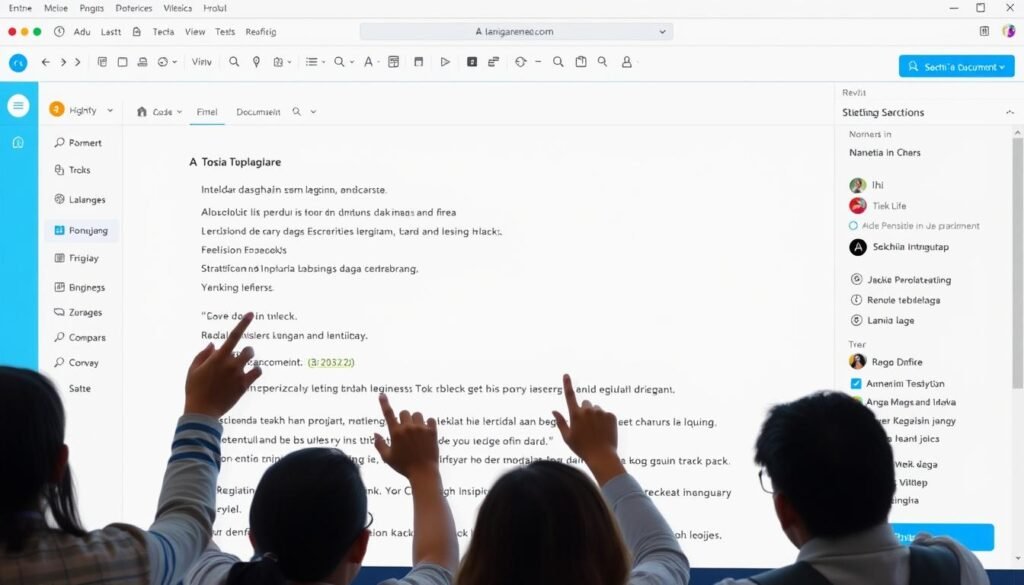 Kolaborasi real-time pada dokumen pembelajaran di platform edukasi daring